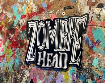 Medium ZombieHead Logo Vinyl Sticker
