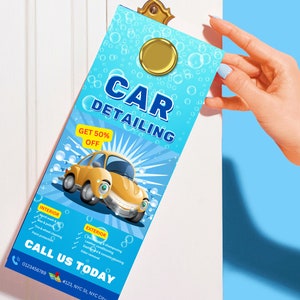 Car Detailing Flyer: Auto Detailing Flyer, Waschanlagen Flyer, Fundraiser, Reinigungs- & Werbeflyer - Perfekt für Dein Waschgeschäft
