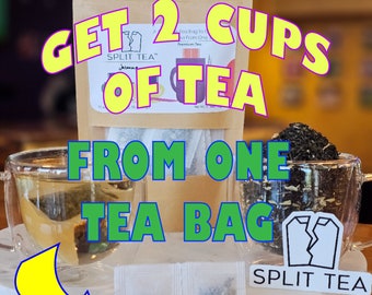 Perforated Tea Bags to Get Two Cups of Tea From One Bag- Jasmine Premium Tea