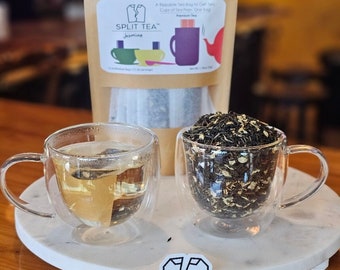 Rippable Tea Bag- Jasmine- Get TWO Cups of Tea From ONE Tea Bag- Premium Tea