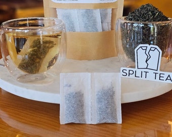 Green Premium Tea in Perforated Tea Bags