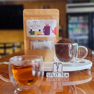 Rippable Tea Bag- Rooibos Herbal Tea- Get TWO Cups of Tea From ONE Tea ...