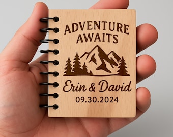 Corporate Christmas Favors – 50 Custom Logo Mini Notebooks, Holiday Gifts for Clients & Teams