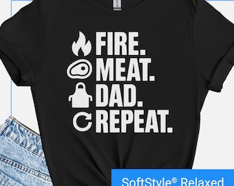 Funny BBQ Dad T-Shirt, Funny Dad Grilling Shirt, Father's Day Gift For Dad, Grill Master T-Shirt, Birthday Gift For Dad, Backyard BBQ Shirt