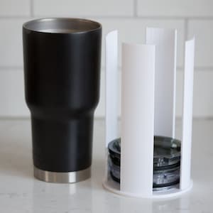 Tall Large Tumbler Travel Mug Lid holder compatible with Large YETI lids