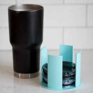 Short Large Tumbler Travel Mug Lid holder compatible with Large YETI lids