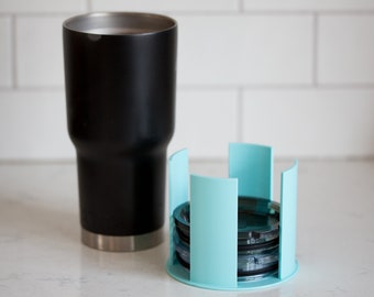 Short Large Tumbler Travel Mug Lid holder compatible with Large YETI lids