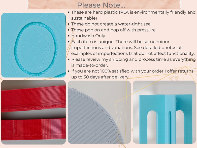 Set of 4 Dog Food Can Caps Reusable Lids Etsy