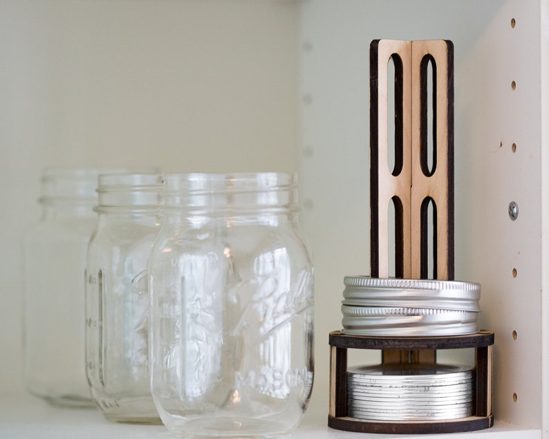 Mason Jar Rings and Lids Organizer Combination Etsy