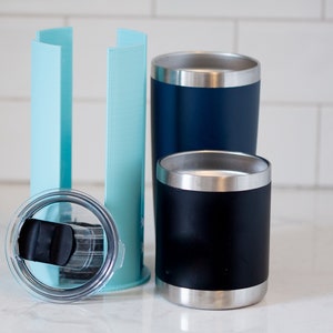 Tall Medium Tumbler Travel Mug Lid Holder Tall Storage compatible with YETI
