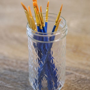 Custom Made to Order 3D Printed Paintbrush Holder and Storage Organizer ...