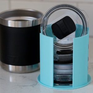 Short Medium Tumbler Lid Holder Travel Mug Lid holder