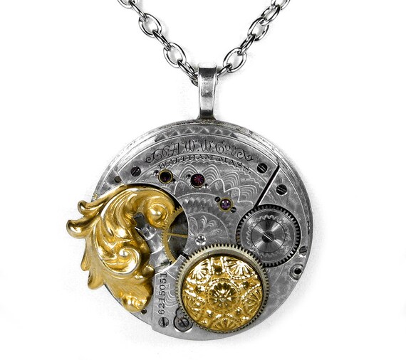 1 Stück Anhänger Halskette Vintage Steampunk Punk Schmuck Für Unisex Gold 1 Stück Anhänger Halskette Vintage Steampunk Punk Schmuck Für Unisex Gold