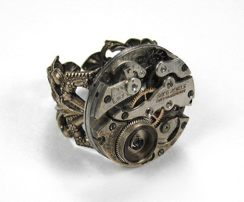 Rock steampunk r3 tws. Кольцо стимпанк. steampunk jewelry. mens jewelry.