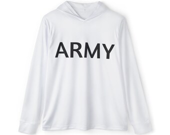 Men's Army Sports Warmup Hoodie, Army sports hoodie, Army upf sports hoodie