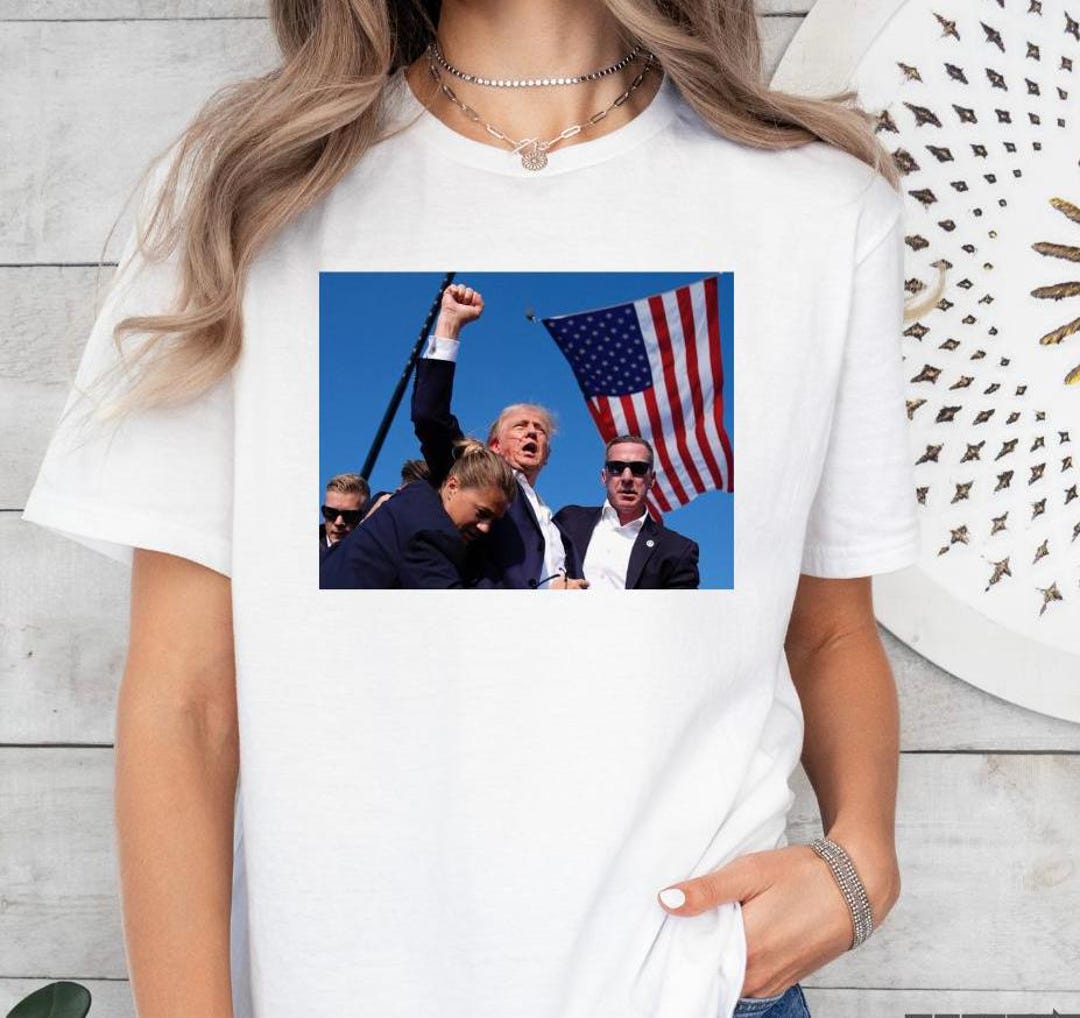 T-shirt Humoristique Donald Trump Van Gogh - Blague Drôle, Coton, Fait Main Aux USA