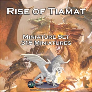 Rise of Tiamat Full Campaign Set | 315 Miniatures | 28mm Scale | Dungeons & Dragons Tabletop RPG (Unofficial)