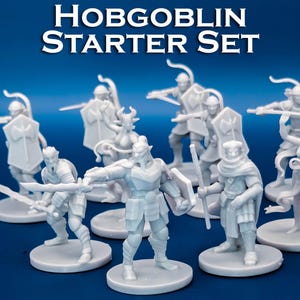 Hobgoblin Starter-Set | 10 Miniaturen Starter Set - 28 mm Skala D&D D&D Tabletop Miniature Mini Bundle Pack Lot