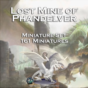 de campagne complète Mine perdue de Phandelver | 161 miniatures | Echelle 28 mm | Dungeons & Dragons RPG de table (non officiel) Minis MDN