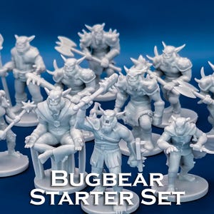 Bugbear Starter-Set | 10 Miniaturen Starter Set - 28 mm Skala D&D D&D Tabletop Miniature Mini Bundle Pack Lot