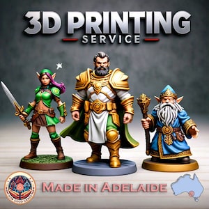 3D Printing Service | Custom Prints for D&D, Dungeons and Dragons, Pathfinder and other Tabletop Games