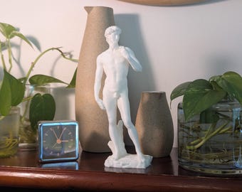 Michelangelo’s David Statue | 20cm Tall | 3D Printed PLA Classical Sculpture | Home & Office Art Decor