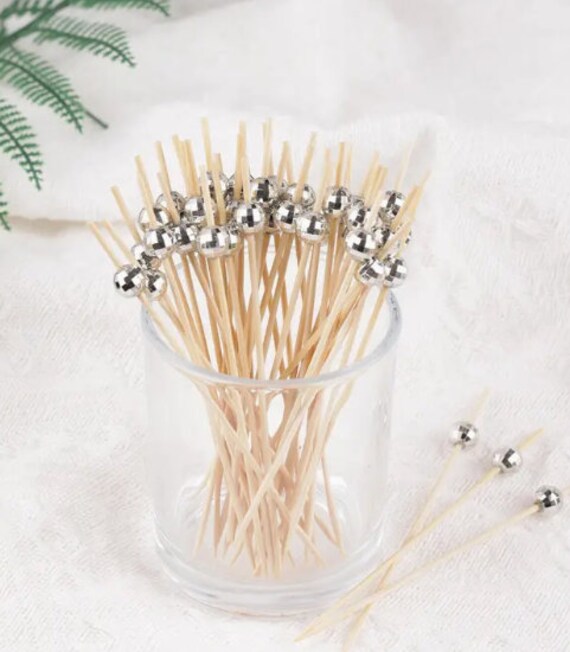 Silver Disco Ball Cocktail Toothpicks, Disco Party Decorations,  Disco Party picks, Bachlorette Disco Decor,Last Disco, Nashville Bach party