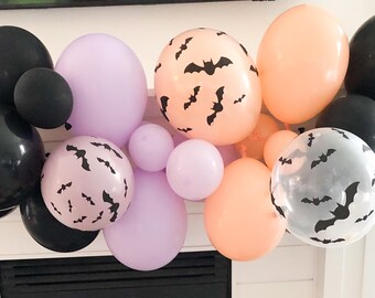 Halloween Party Balloon Arch, Halloween Kids Party Decor  Halloween Pastel Balloon Garland, Halloween Party Decor, Halloween Backdrop