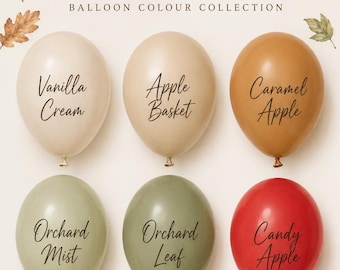 La niña de nuestros ojos, Globos de otoño con temática de manzanas, Primer cumpleaños con temática de manzanas, Globos de cosecha de otoño, Guirnalda de globos "La niña de mis ojos", Decoración para baby shower con temática de manzanas