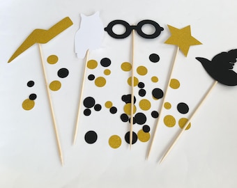 Wizard Birthday Centerpieces, Wizard Birthday Party Decorations,  Halloween Magical table decor, Wizard Baby shower, Wizard Bach party decor