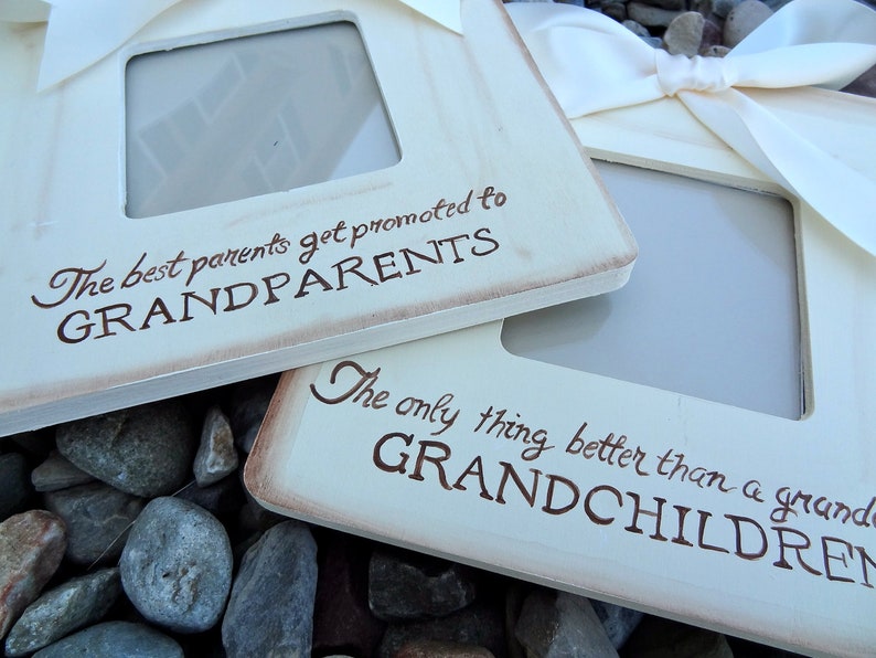 Grandparent Picture Frame Ultrasound Sonogram New Baby Etsy