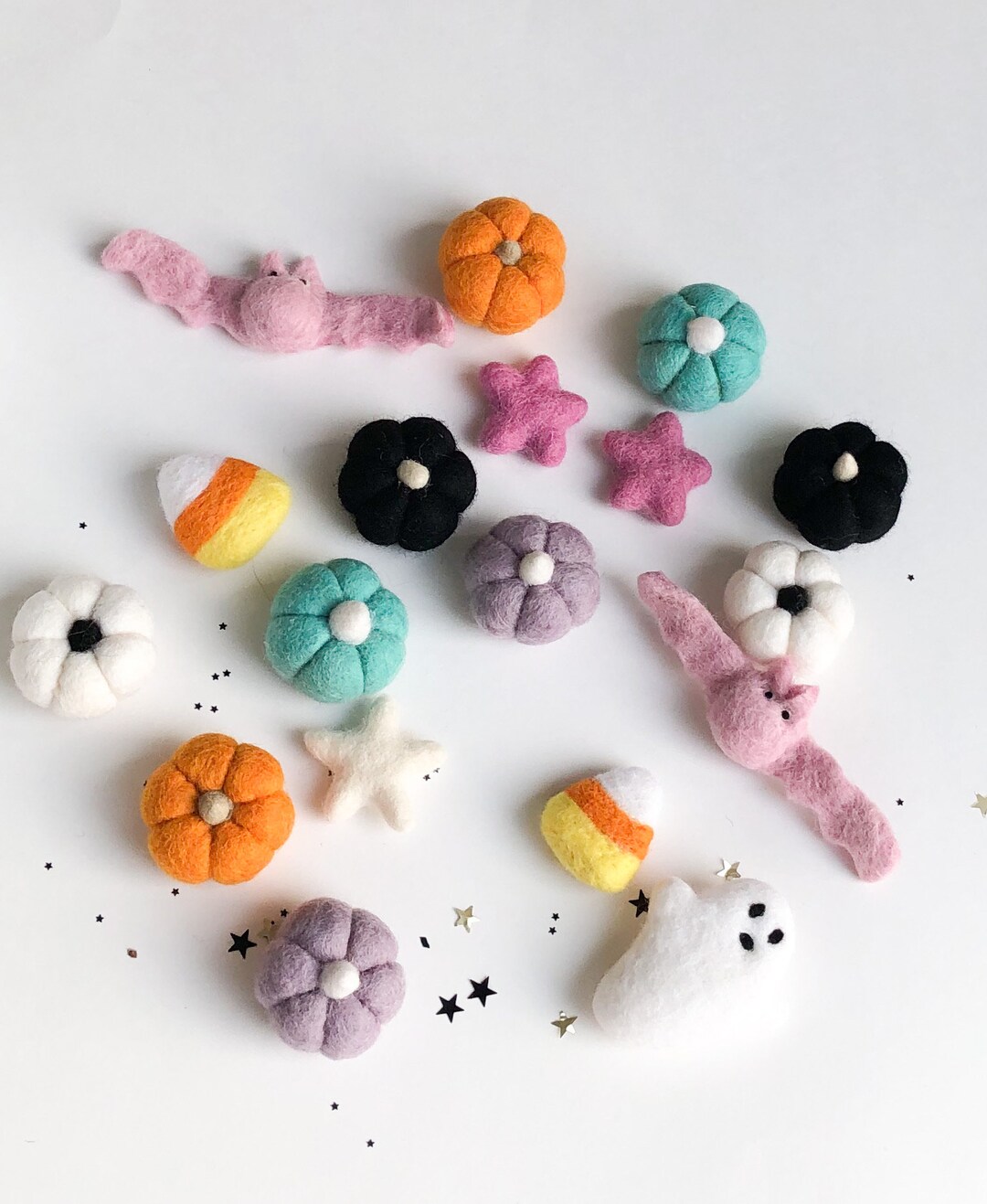 10 halloween felt shapesfall halloween craft supplies diy etsy