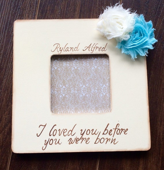 New Shabby Chic Picture Frame Ultrasound Sonogram Custom New Shabby Chic Picture Frame Ultrasound Sonogram Custom Painted Boutique Baby Nursery Keepsake Room Decor