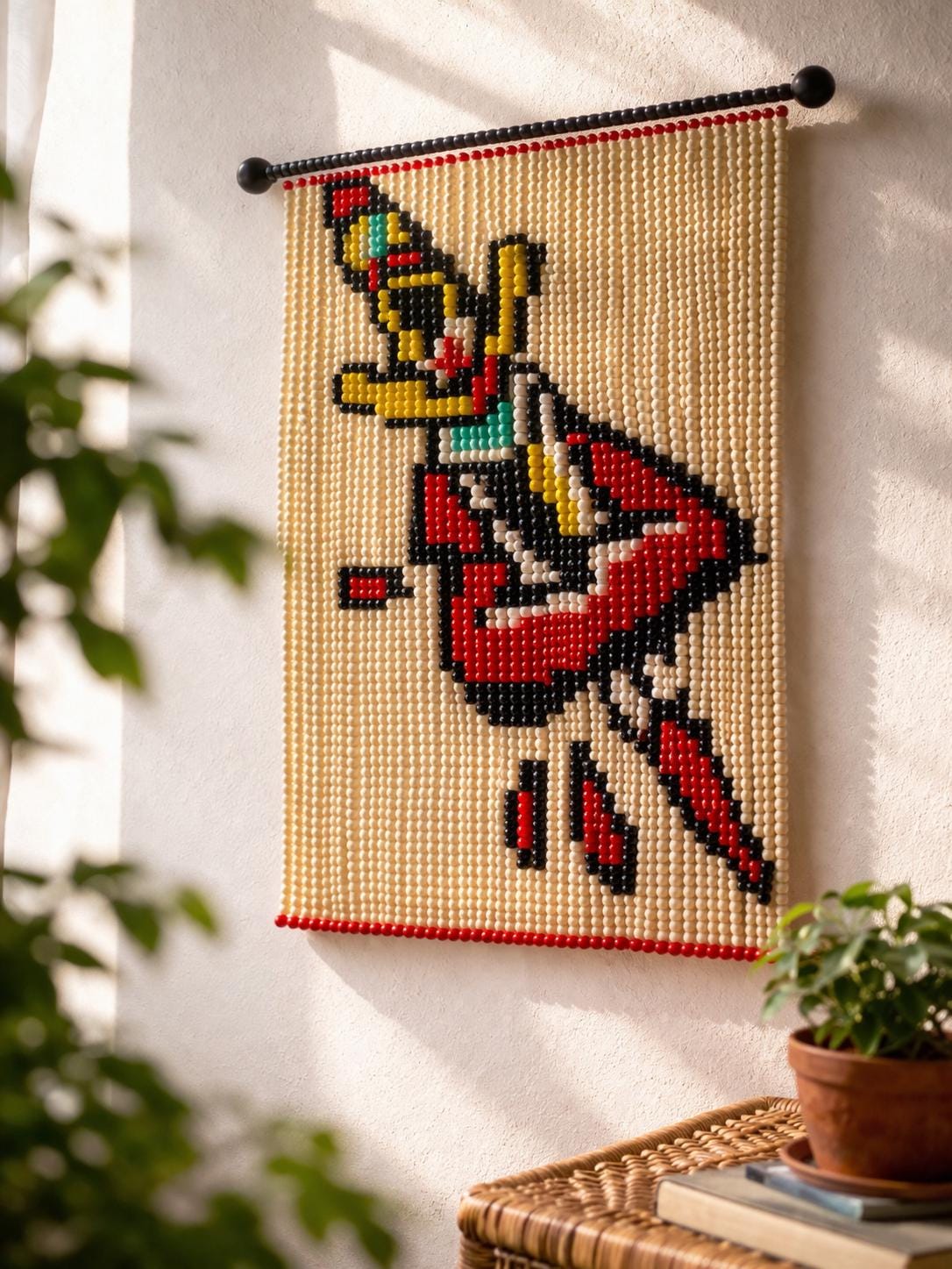 Heart Dagger Beaded Tapestry Pattern PDF | American Traditional