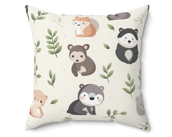 Decorative Baby Animals Cushion Cover (includes inside pillow)