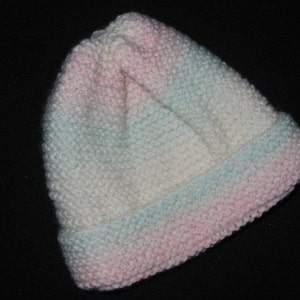 Pastel Toddler Sweater and Hat Set image 3