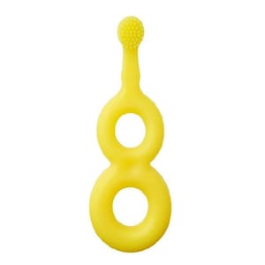 Brosse à Dents Bébé Dentition – Brosse d’Apprentissage en Silicone Souple Sans BPA | Anneau de Dentition Bébé | Soin Buccal Nourrisson