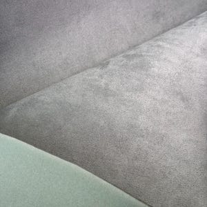 Suede Headliner Fabric with 4mm Foam Backing, Alcantara-style alternative, Auto Upholstery, 60&quot; Wide, Sold by the Yard , Backed Foam Spacer