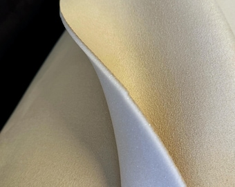 Faux Suede Headliner Fabric, 4mm Foam Backing, Alcantara-Style, 60" Wide