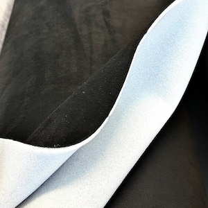 Suede Headliner Fabric with 4mm Foam Backing, Alcantara alternative, Auto Upholstery, 60&quot; Wide, Sold by the Yard , Backed Foam Spacer