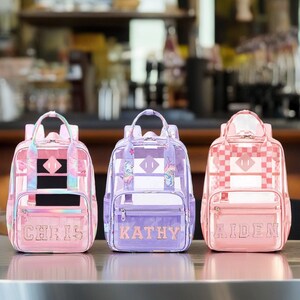 Personalized Mesh Backpack Etsy