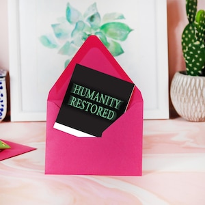 Enkele sticker Dark Souls, Humanity Restored, You Died, Kiss Cut-stickers - elk 3 x 3 inch