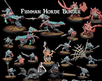 Fishman Horde - Warp Miniatures
