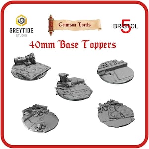 40 mm Bastopplister - Crimson Lords