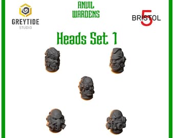 Heads Set 1 - Anvil Wardens