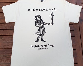 CHUMBAWAMBA Black Metal Tee - Etsy UK
