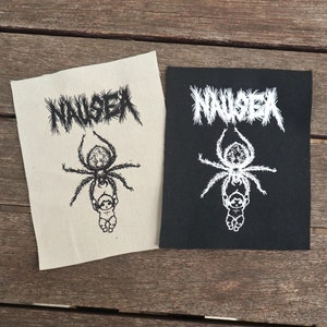 Nausea Extinction canvas patch