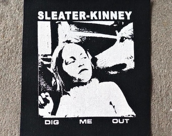 Sleater Kinney canvas patch