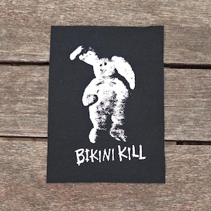 Naszywki Riot Grrrl – Bikini Kill, Bratmobile, Huggy Bear, Heavens to Betsy Bikini Kill Bunny