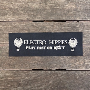 Electro Hippies strip patch - canvas 20cm x 5cm